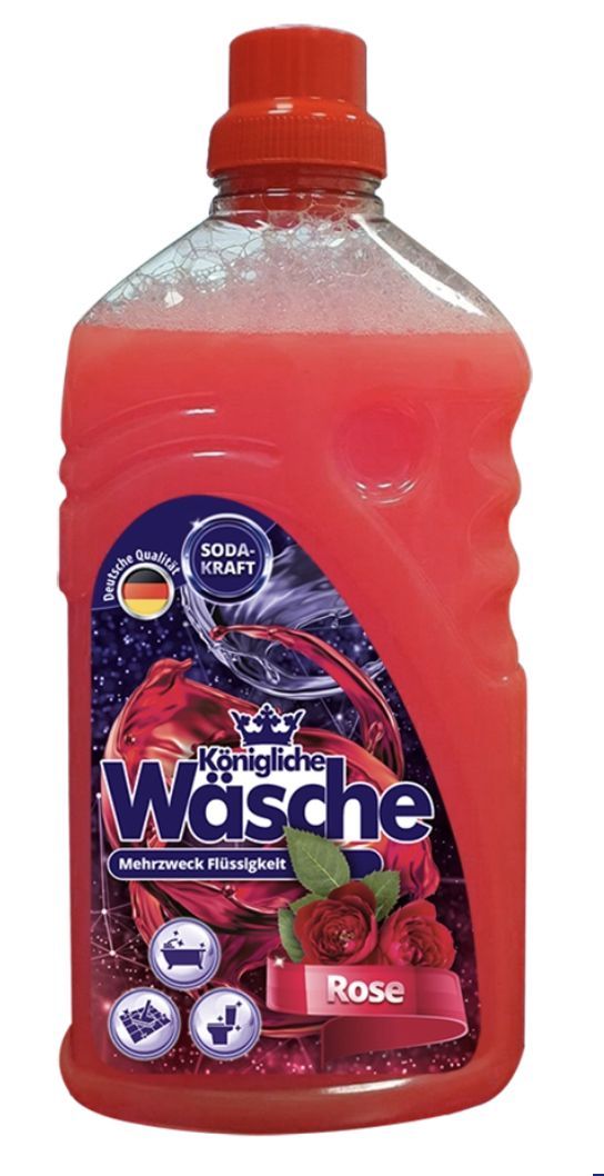 Средство для мытья полов Konigliche Wasche Роза 1100мл