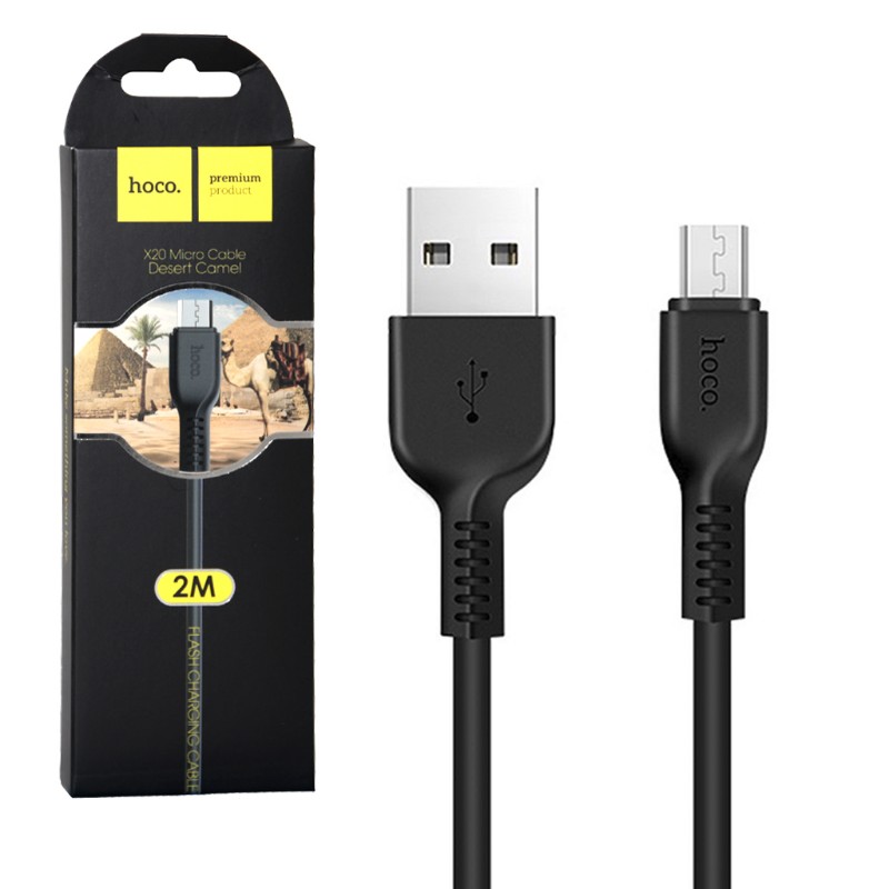 Шнур удлинитель USB 2,0 - Micro USB (3,0м) hoco X20