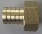 Переходник на шланг латунь/никель  3/4"(20 мм) вн.х25мм.