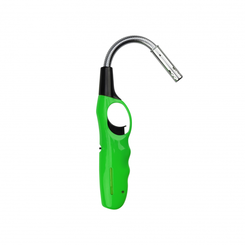 Зажигалка газовая для плиты СК-302W с гибким стержнем Зеленая СОКОЛ 61-0965