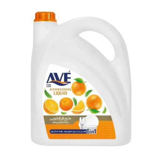 Средство для мытья посуды AVE Апельсин 3750мл Канистра ИРАН