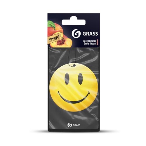 Ароматизатор воздуха картонный SMILE GRASS Персик