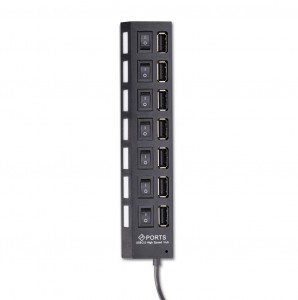 USB-ХАБ Разветвитель 7 портов SBHA-7207-B черный