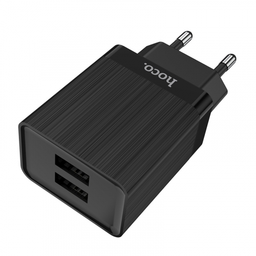 Зарядное устройство сетевое HOCO USB 2 порта 220V 3.4А C51A