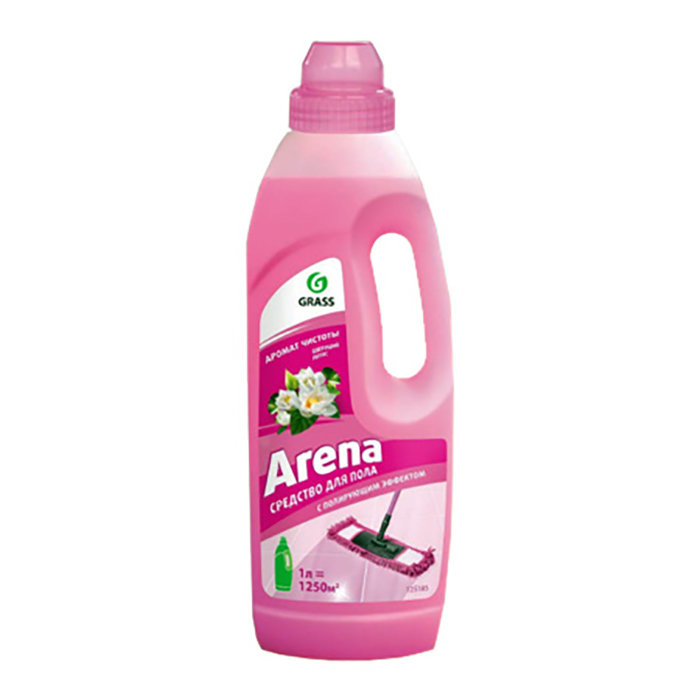Средство для мытья полов с полирующим эффектом GRASS "ARENA" цветущий лотос 1л. 125185