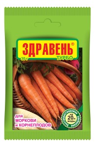 Удобрение Здравень турбо для моркови и корнеплодов 30 гр.