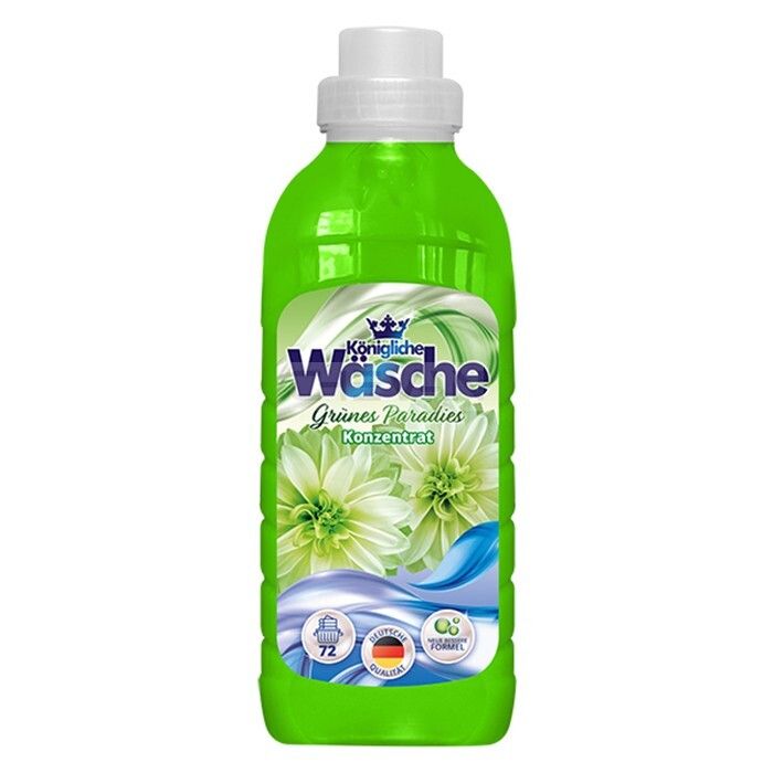 Средство для стирки кондиционер для белья Konigliche Wasche GRUNES PARADIES зеленый рай 1,8л