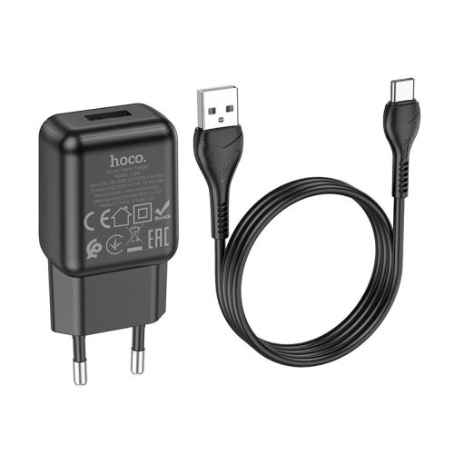 Зарядное устройство сетевое USB 1 порт 220V 2.1A Hoco C96A