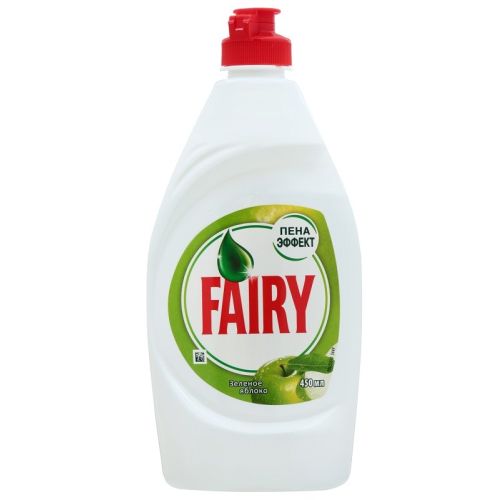 Средство для мытья посуды "Fairy" Зеленое яблоко (0,450мл) 