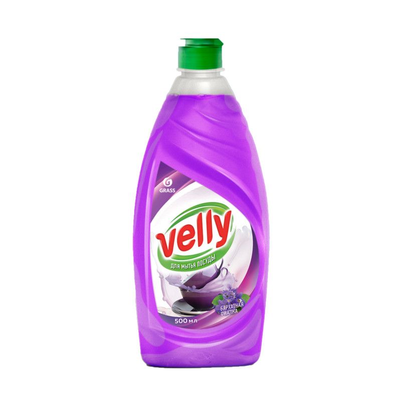 Средство для мытья посуды "Velly" Фиалка (0,5 л) GRASS 125383