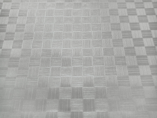 Клеенка столовая на нетканой основе DEKORAMA 553А белый квадратик