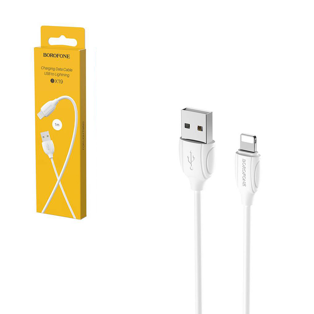 Шнур удлинитель USB 2,0 - iPhone lightning (1,0м) Borofone X19
