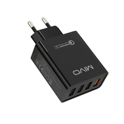 Зарядное устройство сетевое MIVO USB 4 порта 220V 33W MP-431Q