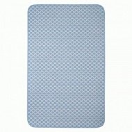 Коврик для ванны напольный 50*85см, текстиль/ ПВХ, противоскользящий, 7068-001-blue Вилина
