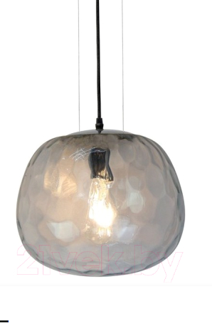 Светильник V-TAC SKU-3882  VT-7254 Декор корп.стекло, серый, кругл., диам: 250мм., Е27
