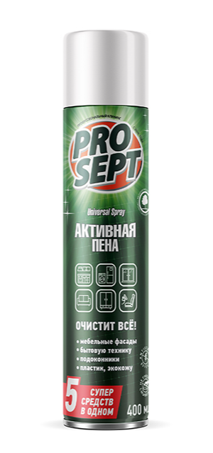 Средство Prospet чистящее Universal Spray Активная пена с антистатическим эффектом 0,4л