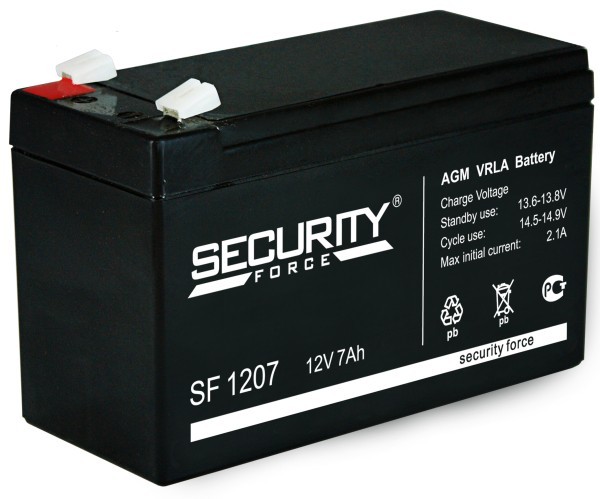 Аккумулятор  АКБ  SECURITY   LA1270 12v 7А/ч