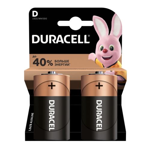 Батарейка D LR20 А373 DURACELL Basic D-34,2 H-61,5