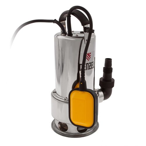 Насос дренажный для грязной воды DP1100X, 1100 Вт, подъем 11 м, 15500 л/ч. Denzel