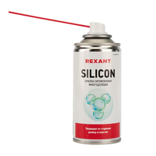 Смазка силиконовая аэрозоль 210 мл многоцелевая с трубкой Rexant 85-0008