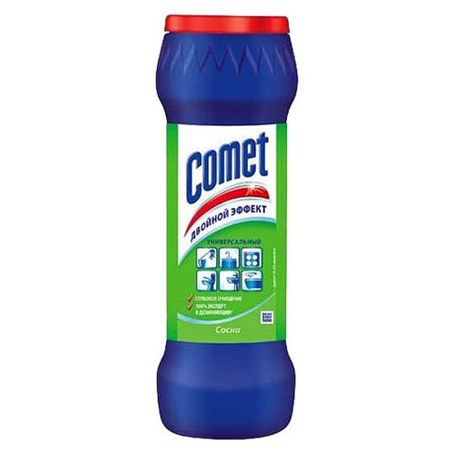 Средство Comet Порошок Сосна (Банка) 475г.