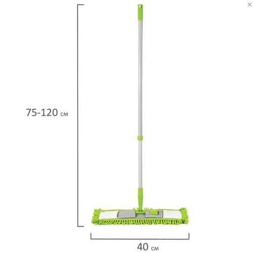 Швабра с насадкой из микрофибры 70-120см ЛЮБАША, 603602 