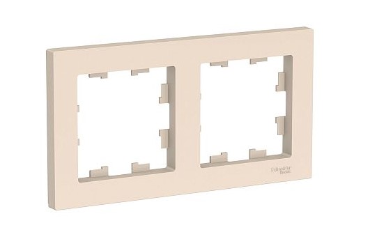 Рамка 2-ная бежевый AtlasDesign  Schneider Electric ATN000202