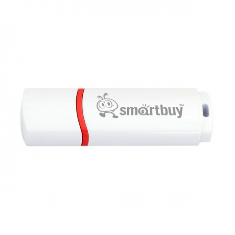 Флешка USB 2.0  32 Gb SmartBuy Crown White