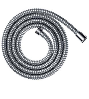 Шланг для душа силикон 1,5м имп./имп. MELODIA ANTI-TWIST MKP34437BLbk чёрный