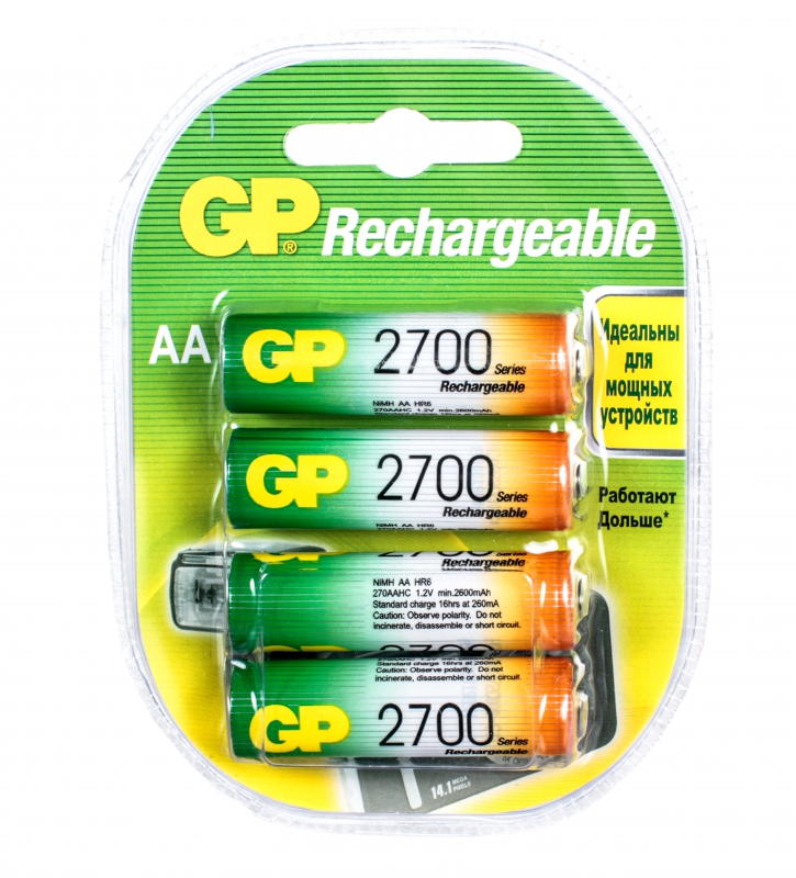 Аккумулятор AA GP 2700mAh Ni-Mh