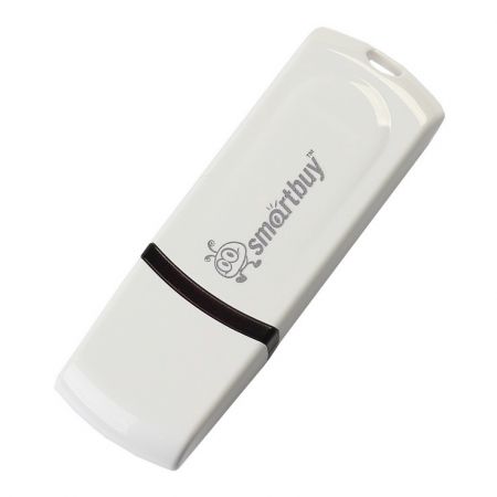Флешка USB 2.0  64 Gb SmartBuy Clue белый