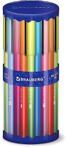 Ручка шариковая синяя 0,35mm BRAUBERG "GRADE NEON" 143710
