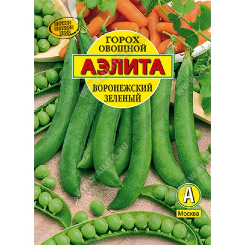 Семена Горох Воронежский зеленый/25 б/ф, 25г., Аэлита