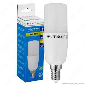 Лампа светод. T37 8Вт Е14 220В 4000К холодная, матовая V-TAC  SKU-268