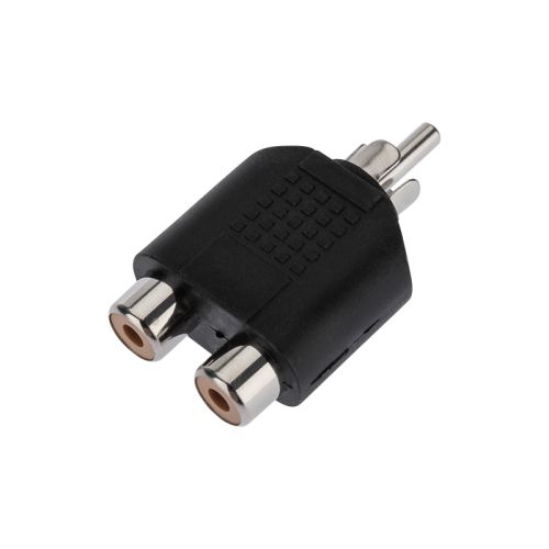 Штекер переходник 1 штекер RCA - 2 гнезда RCA REXANT