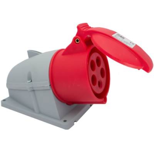 Силовая розетка на стену с крышкой ABB 416 RS6 3P+PE+N 16А IP44