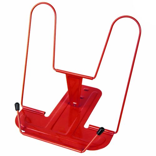 Подставка для книг BRAUBERG LINE+, металлическая, красная, 238070