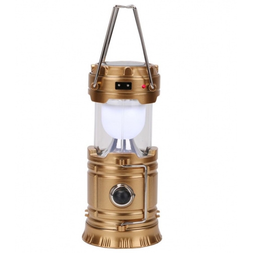 Фонарь светодиодный аккумуляторный 1W+6LED кемпинг HS-5900T
