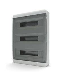 Бокс на  54 мод. ОУ BNK 40-54-1 Текфор IP40 прозрачный (535х398х102)