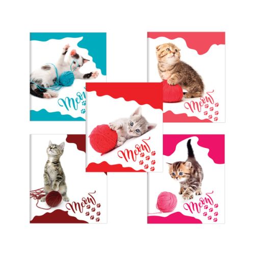 Тетрадь 48 листов, клетка А5 BRAUBERG Кошечки 403023
