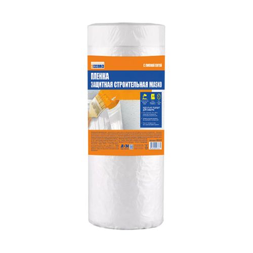 Пленка защитная с клейким слоем MASKO 1800 мм x 33 м 4WALLS/30