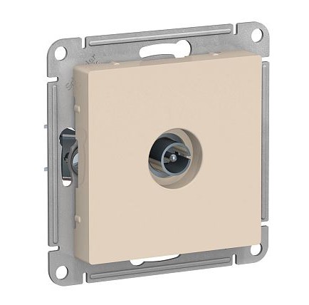 Механизм роз. TV1 конечная-звезда 1,0 дБ бежевый AtlasDesign  Schneider Electric ATN000293