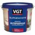 Краска VGT акриловая SUPERWHITE интерьерная супербелая, матовая 7,0кг 23794