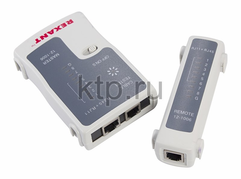 Тестер для кабеля RJ-45 + RJ-11 (НТ-С004)
