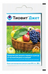 Средство защита от болезней (мучнистой росы и клещей) Тиовит Джет 30гр