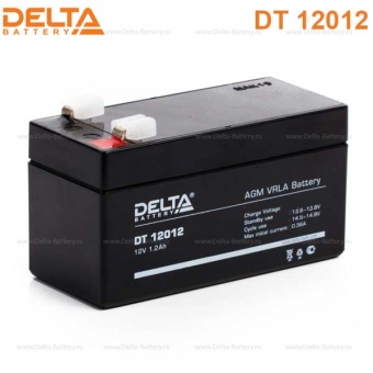 Аккумулятор  АКБ  DELTA DT12012 12v 1,2Ач