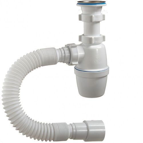 Сифон для умывальника 1 1/4"х40 гофра 40*40/50 ORIO A-3202