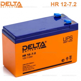Аккумулятор  АКБ  DELTA HR 12-7.2  12v 7А/ч 