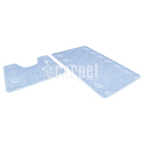 Набор ковриков АКТИВ icarpet 50*80+50*40 голубой