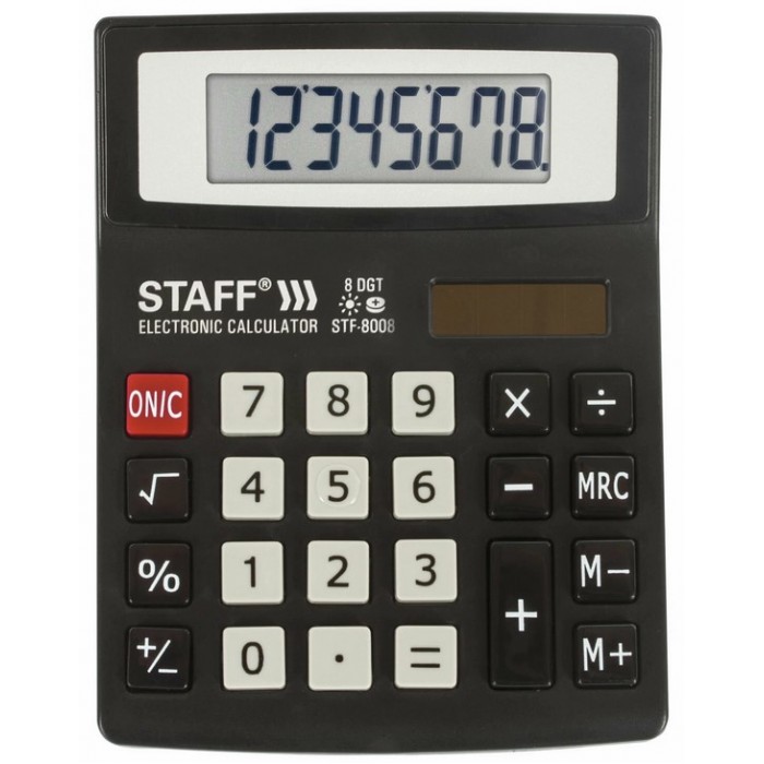 Калькулятор настольный STAFF STF-8008